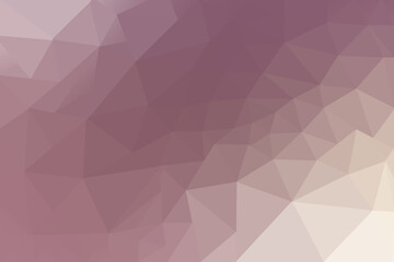 Low Poly Gradient Background with Shades of Pink Purple and Beige for Modern Design Uses