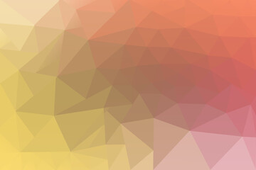 Pastel Yellow and Pink Low Poly Gradient Background for Web Design and Art Projects