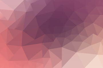Fototapeta premium Low Poly Gradient Background with Pink Purple Red and Peach Colors Great for Websites or Presentations
