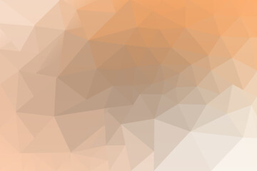 Low Poly Gradient Background in Soft Warm Tones for Web Design or Print Templates