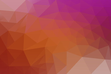 Vibrant Low Poly Gradient Background in Red Orange and Pink Tones for  and Graphic Design