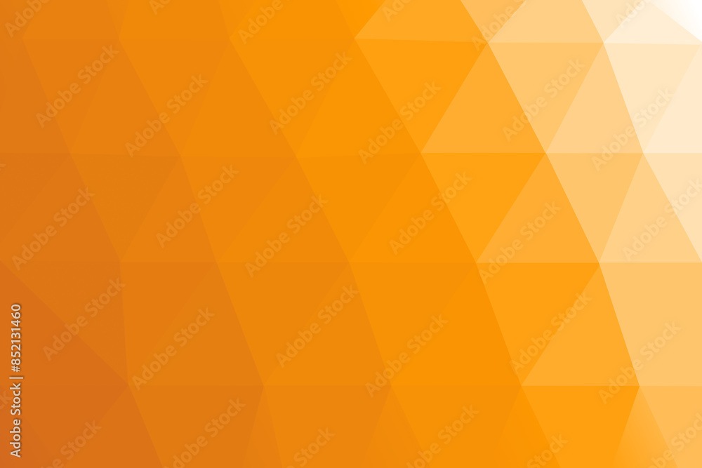 Poster low poly gradient background with orange and yellow tones for web design or presentations