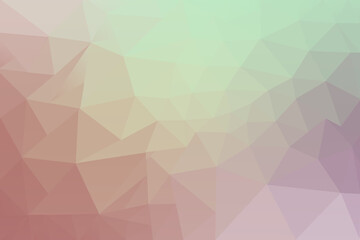 Low Poly Gradient Background Pastel Colors Warm Pink Light Green Beige Versatile Design Graphics Decor
