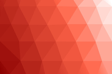 Low Poly Gradient Background in Red to Pink Shades with Geometric Design for Digital Projects