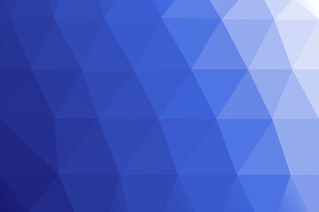 Low Poly Gradient Background in Cool Shades of Blue and Purple Polygon Pattern Design