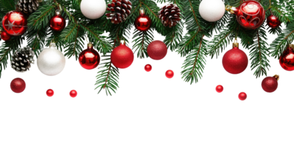 Christmas decoration transparent background