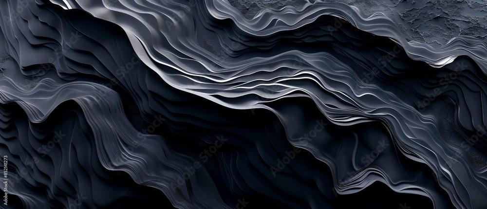 Poster abstract 3d design background with dark color. modern abstract background