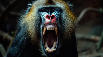 Fury Unleashed: Inside the Mind of an Angry Mandrill.