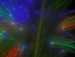Imaginatory fractal abstract background Image