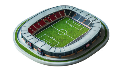 Obraz premium Stadium on a transparent background