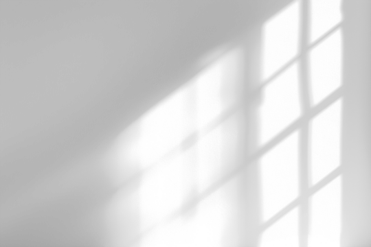 Shadows from a window projected onto a wall. Image with a transparent background ideal for use on any surface.