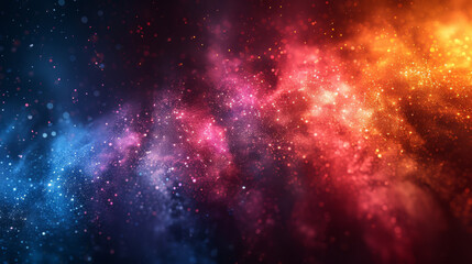 Fototapeta premium grainy warm gradient with noise orange black purple red blue colors banner poster cover abstract background design. gradient grain noise effect for social media, trendy Warm tone, and vintage style