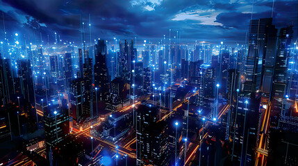 Fototapeta premium 5G technlogy Image High resolution