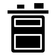 Kitchen Oven Stove Glyph Icon