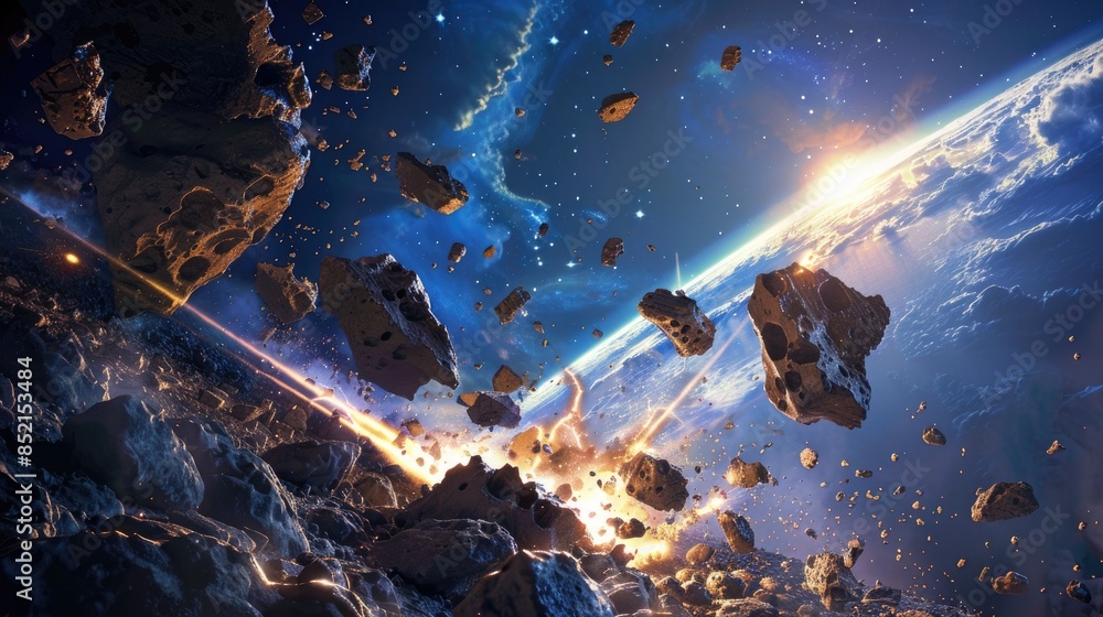 Poster asteroids are constantly floating around the world