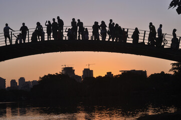 Fototapeta premium SILHUETAS