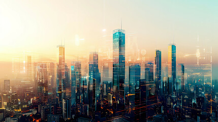 Fototapeta premium 5G technlogy Image High resolution