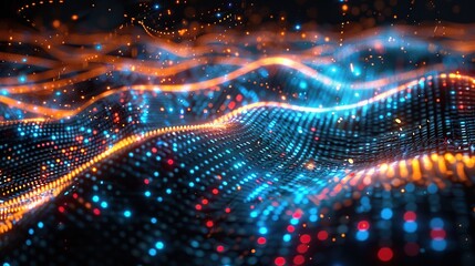 Obraz premium Building the Future of Intelligence with Big Data and Machine Learning