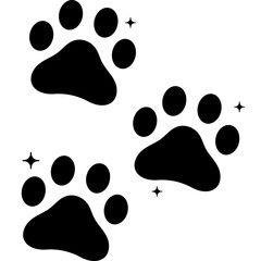 Cat Paw Silhouette