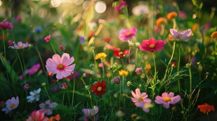 Combining flowers in a garden