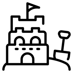 Sand Castle Icon