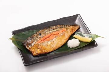 鯖明太子　焼き