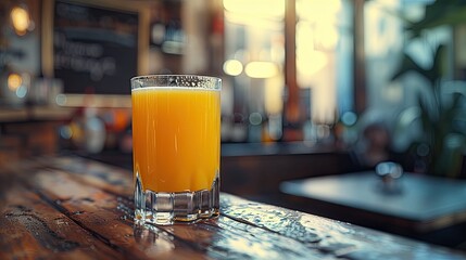 glass of orange juice 
