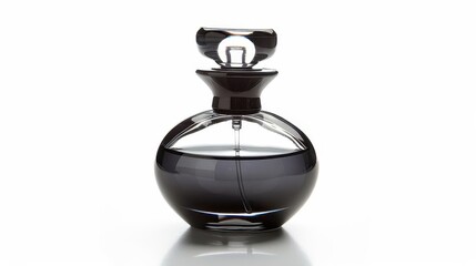 fragrant perfume bottle beautiful detailed product shot isolated on white