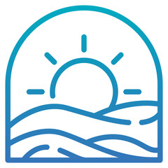 Sunset Icon