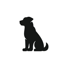 Dog icon vector. EPS 10 editable vector