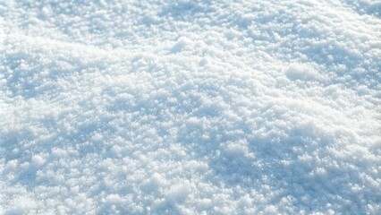 Obraz premium Beautiful background image of winter nature - texture pure fluffy fresh snow with a bluish tint