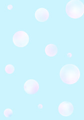 soap bubble light blue