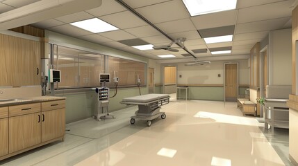 Hospital minimalist interior design backgrounds