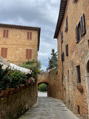 Archway in Pienza, Italy