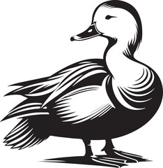 Duck silhouette vector images