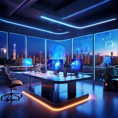 Futuristic office 