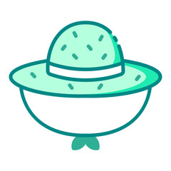 Straw Farmer Hat icon