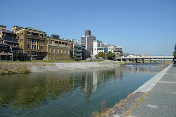 Obraz premium 三条大橋 京都市東山区 鴨川