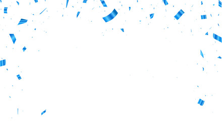 Vector Confetti Illustration. Celebration background template, Holiday, birthday.