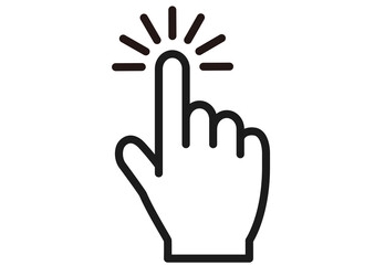 クリック,チェック,タッチ,おすすめ,注目,選ぶ,指,押す,注意,決定,案内,重要,選択,発見,検索,ピクトグラム,カーソル,ポインター,マウス,指す,記号,マーク,ワンポイント,シンボル,サイン,タップ,スワイプ,ポイント,手,人差し指,ゆび,イチ押し,スライド,アイコン,広告,ひらめき,チラシ,シンプル,プッシュ,開く,イラスト,ベクター,モノクロ
