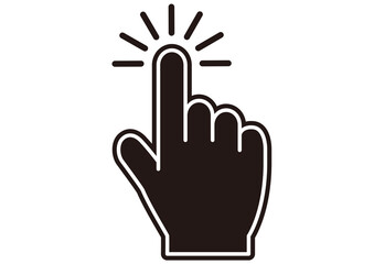 クリック,チェック,タッチ,おすすめ,注目,選ぶ,指,押す,注意,決定,案内,重要,選択,発見,検索,ピクトグラム,カーソル,ポインター,マウス,指す,記号,マーク,ワンポイント,シンボル,サイン,タップ,スワイプ,ポイント,手,人差し指,ゆび,イチ押し,スライド,アイコン,広告,ひらめき,チラシ,シンプル,プッシュ,開く,イラスト,ベクター,モノクロ