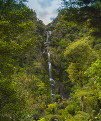 Piha waterfalls, Kitekite Falls, Auckland New Zealand