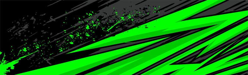 Abstract Car decal design vector. Graphic abstract stripe racing background kit designs for wrap vehicle, race car, rally, adventure and livery	