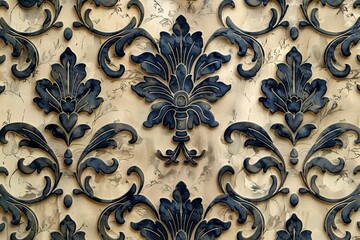 Elegance in Geometry: Intricate Pattern Wallpaper