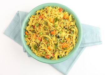 Semiya Upma or Vermicelli Uppuma or uppittu is a popular breakfast menu from south India.