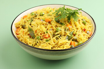 Semiya Upma or Vermicelli Uppuma or uppittu is a popular breakfast menu from south India.