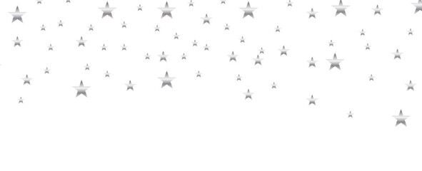 Obraz premium Silver glitter star vector isolated. Silver sparkle luxury design element isolated. Icon of star isolated. party, birthday celebrate, anniversary, Christmas, New Year. Vector illustration