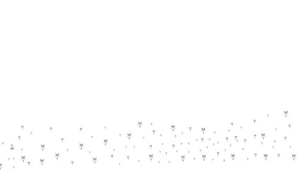 Celebration white stars confetti abstract. Festive sparkling garland shiny magical winter silver background. birthday celebrate, anniversary, Christmas, New Year. Vector illustration