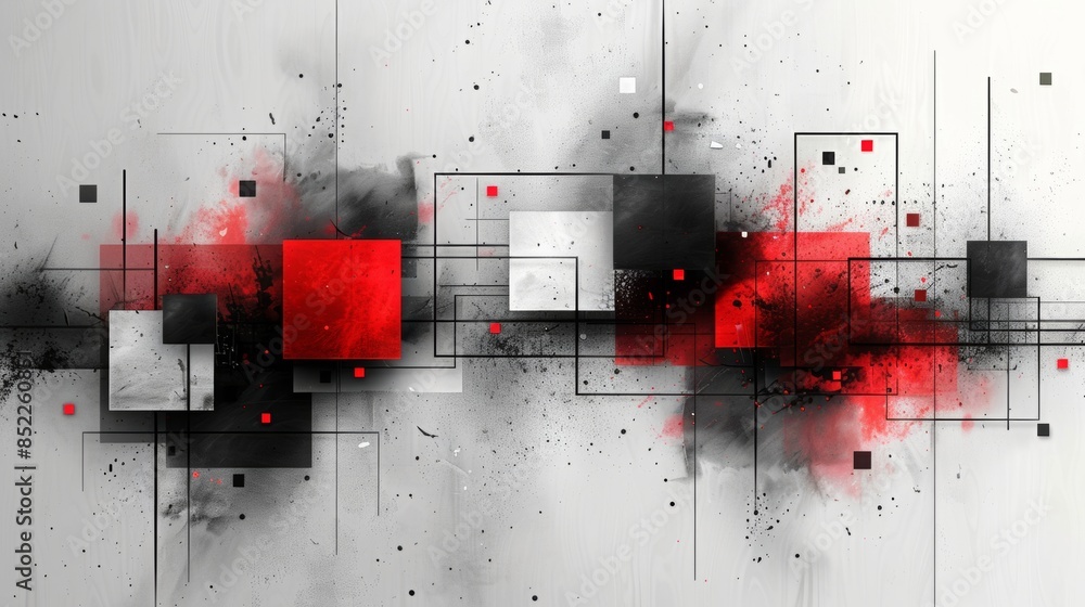 Poster a simple modern and stylish background that subtly includes addition symbols and numbers. use mainly