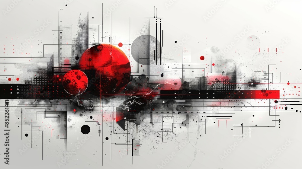 Poster a simple modern and stylish background that subtly includes addition symbols and numbers. use mainly